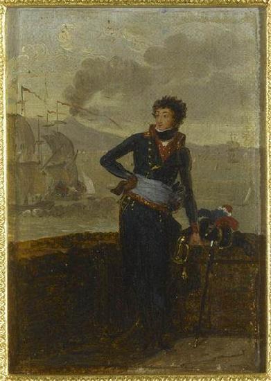 Louis Gauffier Portrait de Victor Leopold Berthier oil painting picture